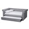 Baxton Studio Mabelle Gray Upholstered Full Size Daybed with Trundle 154-9480 - alternate 5